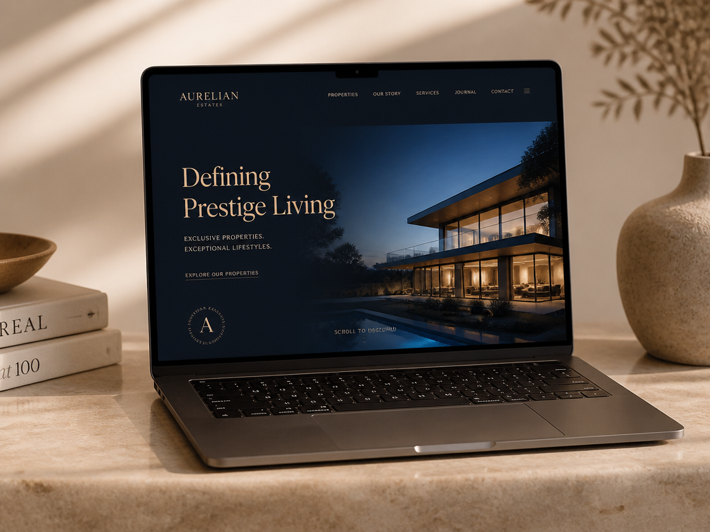 Premium brand website design — editorial digital experience